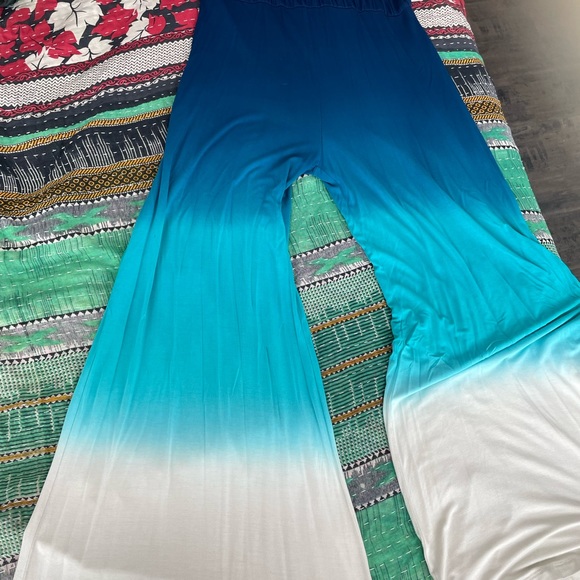 Young, fabulous and broke modal dip dyed halter jumpsuit - Picture 7 of 11